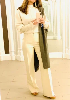 The Chelsea Sweater in White