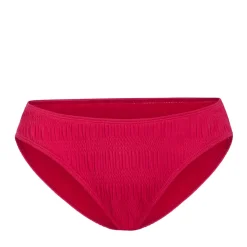 The Classic Bikini Bottom Smocked in Bright Begonia