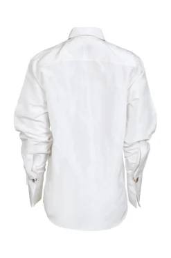 The Classic Tuxedo Shirt in Silk Tafeta