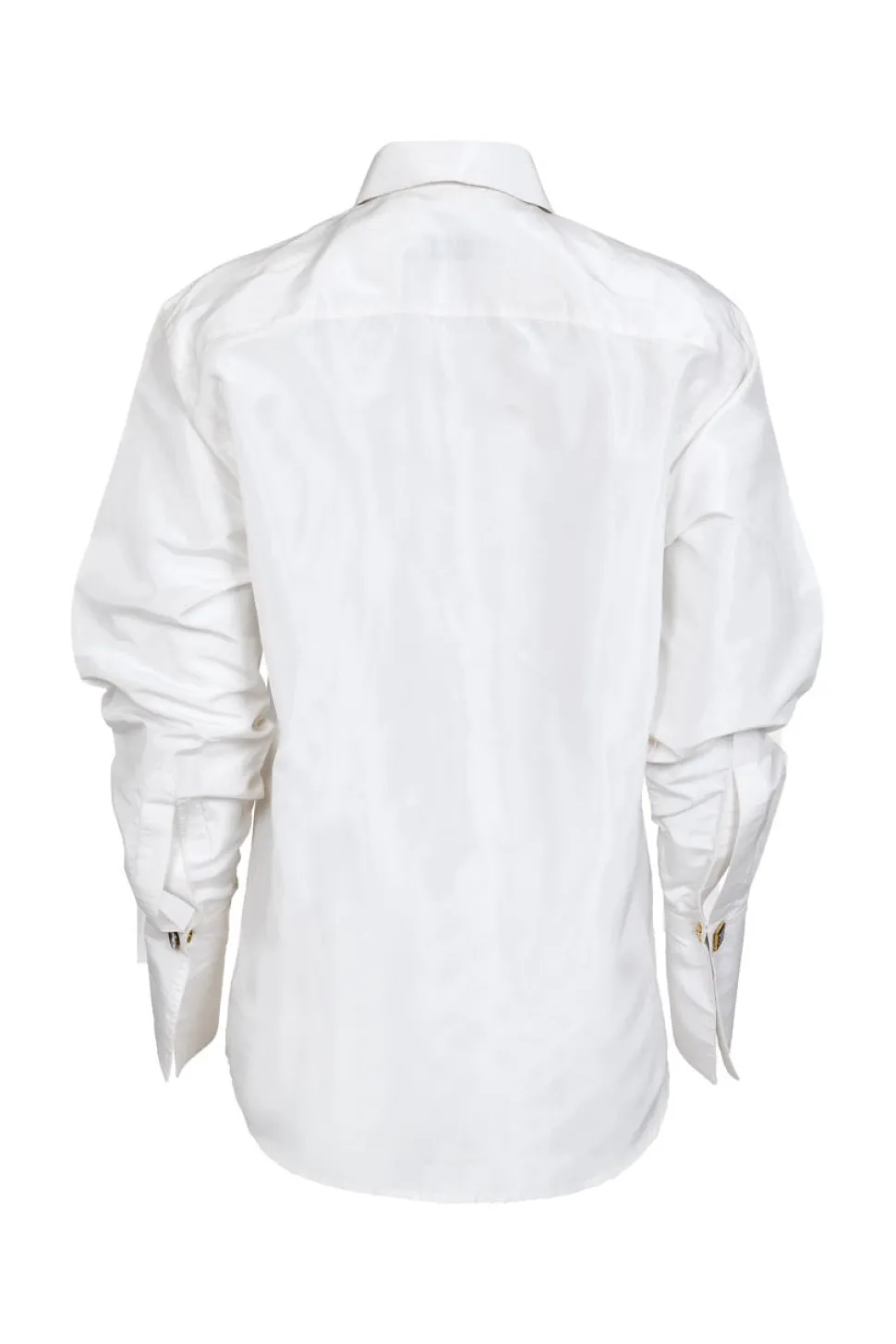 The Classic Tuxedo Shirt in Silk Tafeta