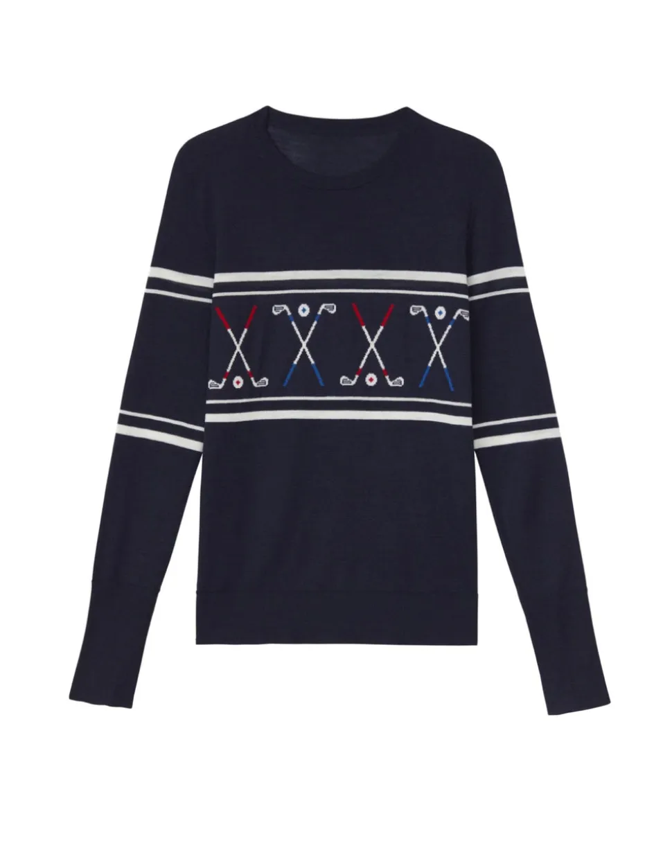 The Club Sweater in Navy