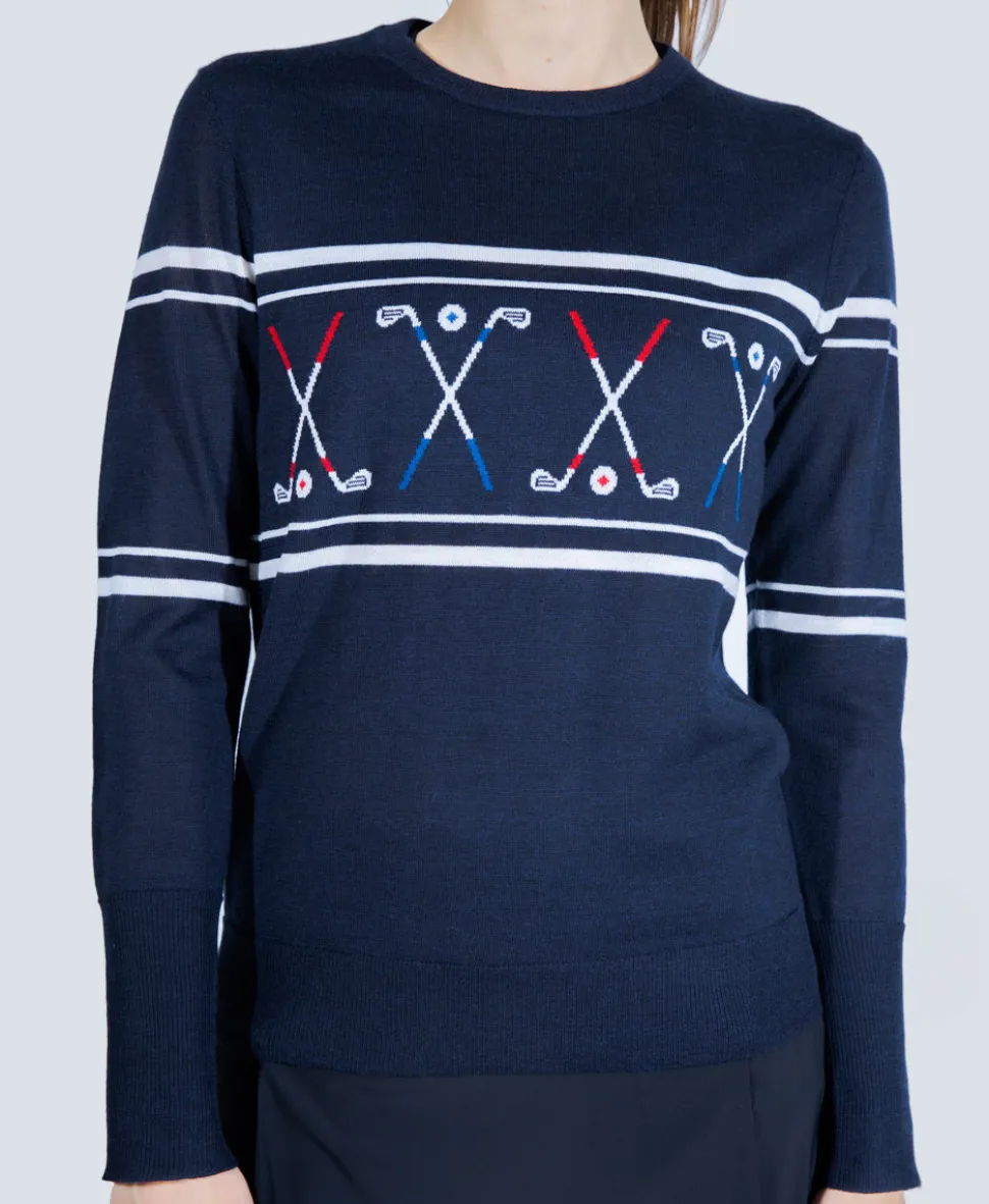 The Club Sweater in Navy
