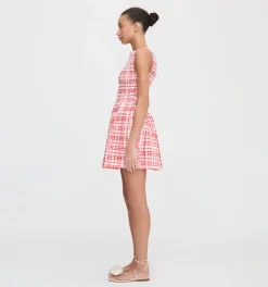 The Cosima Mini Nap Dress in Cherry Watercolor Gingham