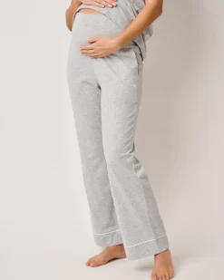 The Cozy Maternity Set in Light Heather Grey