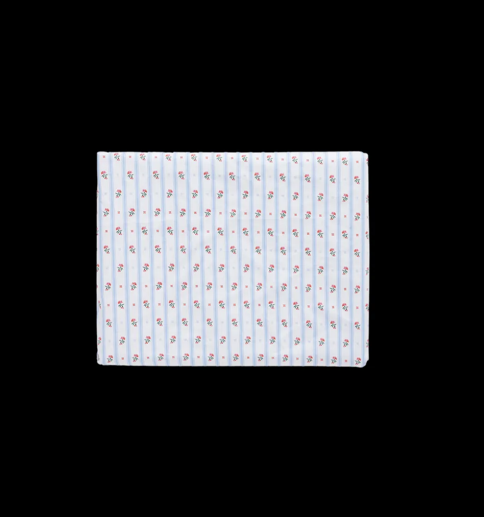 The Crib Sheet in Floral Stripe
