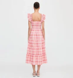The Ellie Nap Dress in Cherry Watercolor Gingham