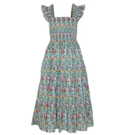 The Ellie Nap Dress in Geranium Stripe