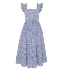The Ellie Nap Dress in Navy Gingham