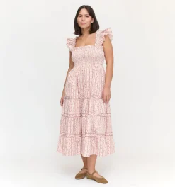 The Ellie Nap Dress in Pink Emma Stripe