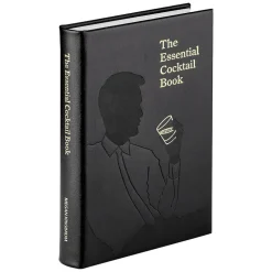 The Essential Cocktail Book in Bonded Leather