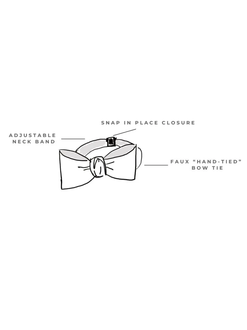 The Faux Hand-Tied Bow Tie