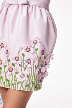 The Getty Dress in Pale Purple