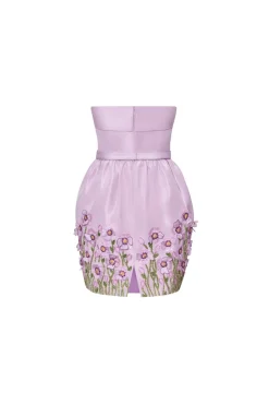 The Getty Dress in Pale Purple