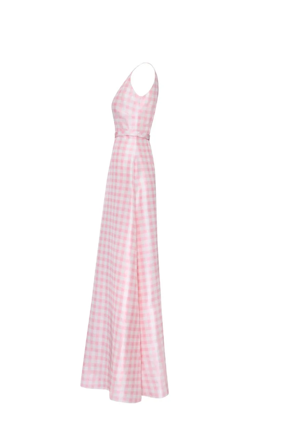 The Gigi Gown in Pink & White