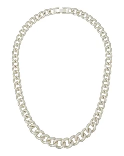 The Graduated Link Necklace in Silver