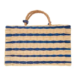 The Grand Tour Collection Beach Basket in Blue