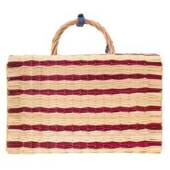 The Grand Tour Collection Beach Basket in Red