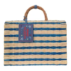The Grand Tour Collection Beach Basket in Sky