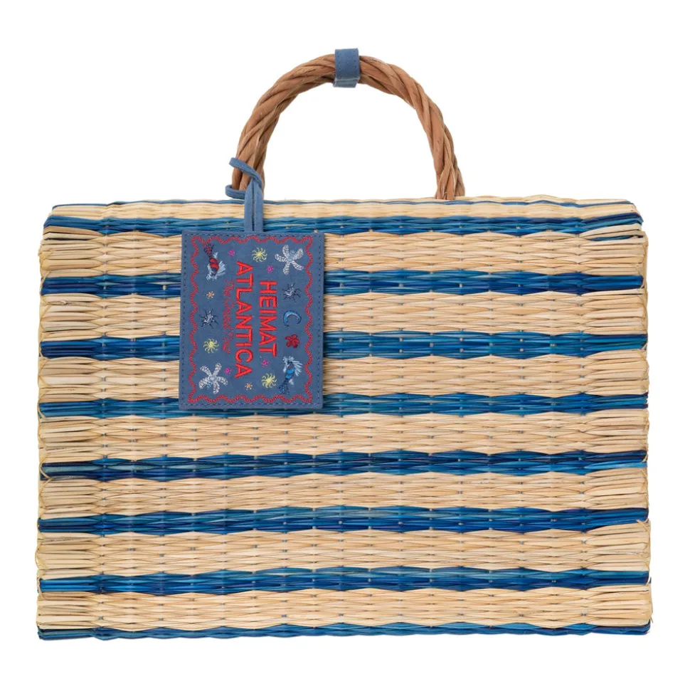 The Grand Tour Collection Beach Basket in Sky