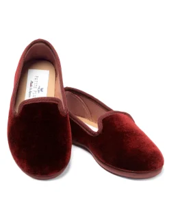 The Hamptons Loafer, Bordeaux Velvet
