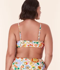 The Havana Bikini Top in Bird Floral
