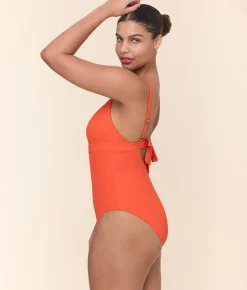 The Honolulu One Piece in Vermillion