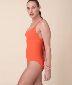 The Honolulu One Piece in Vermillion