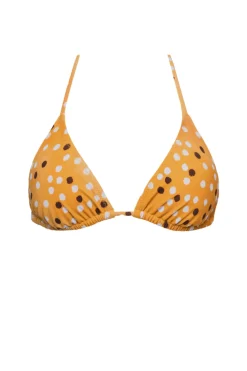 The Izzy Top in Marigold Ikat Dot