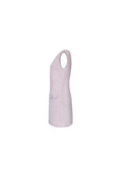 The Jessica Dress in Pink & White
