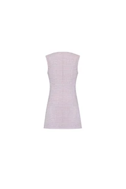 The Jessica Dress in Pink & White