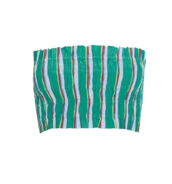 The June Nap Top in Sunset Stripe