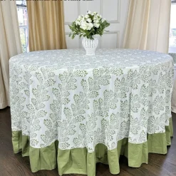 The Kelli Tablecloth in Sage
