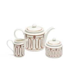 The Kyma Brown Tea Set