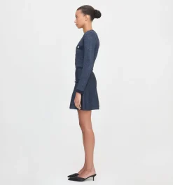 The Lana Dress in Navy Sequin