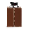 The Large Lighter in Cognac Nappa