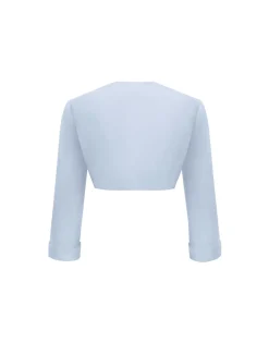 The Liza Bolero in Pale Blue