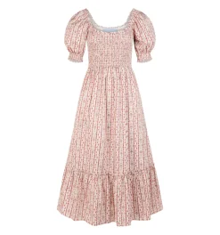 The Louisa Nap Dress in Pink Emma Stripe