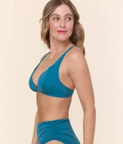 The Maddalena Bikini Top in Ocean