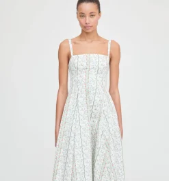 The Margot Dress in Green Provence Floral