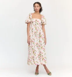 The Matilda Dress in Pink Bluebonnet
