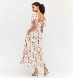 The Matilda Dress in Pink Bluebonnet