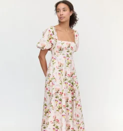 The Matilda Dress in Pink Bluebonnet