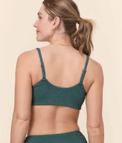 The Maui Bikini Top in Seaweed