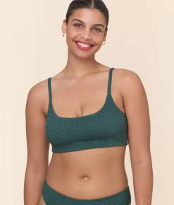The Maui Bikini Top in Seaweed
