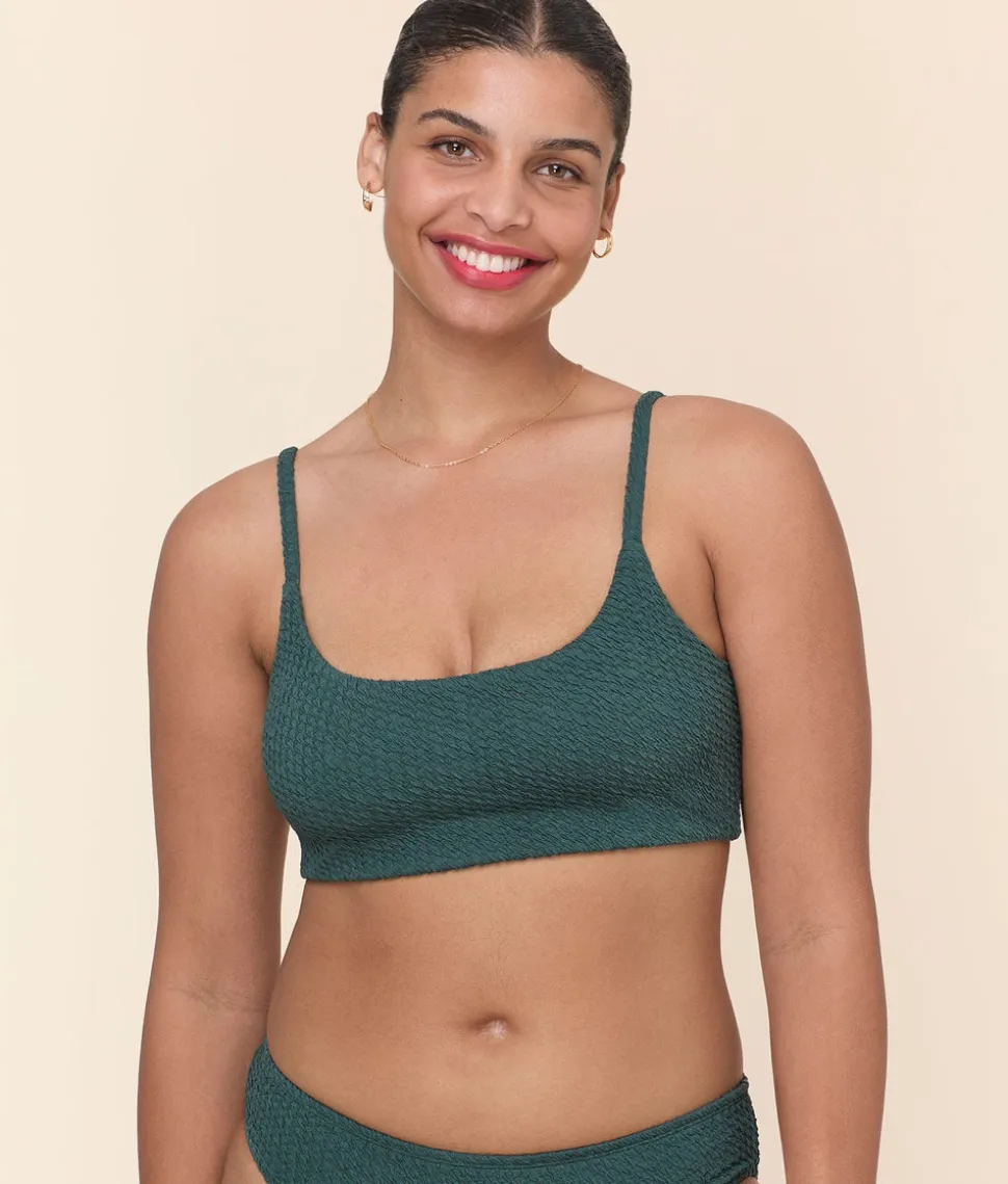 The Maui Bikini Top in Seaweed