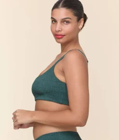 The Maui Bikini Top in Seaweed