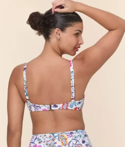 The Mila Bikini Top in Botanical Floral
