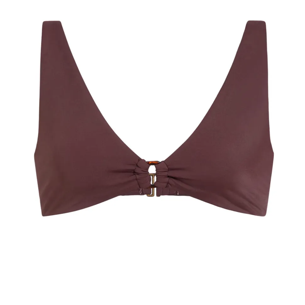 The Mila Bikini Top in Mink