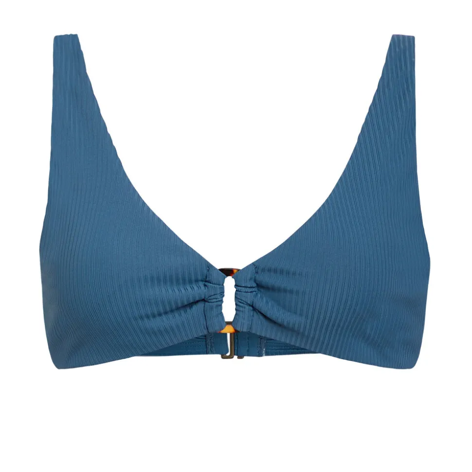 The Nora Bikini Top in Slate