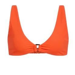 The Nora Bikini Top in Vermillion